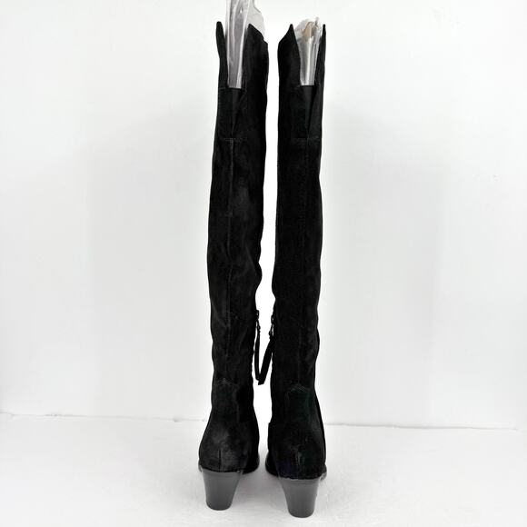 Sam Edelman Women Julee Over The Knee Boot US 6 M EU 36 Black Suede Leather NWOB - Picture 10 of 12
